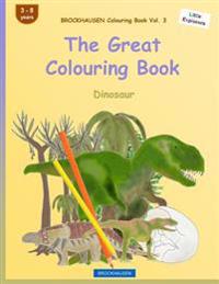 BROCKHAUSEN Colouring Book Vol. 3 - The Great Colouring Book: Dinosaur