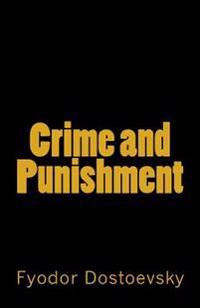 Kirjan kansi "Crime and Punishment"