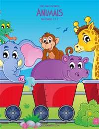 Livro para Colorir de Animais para Crianças 1 & 2