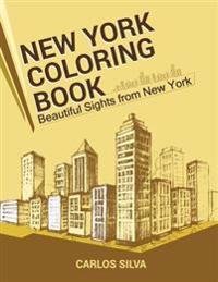 New York Coloring Book: Beautiful Sights from New York