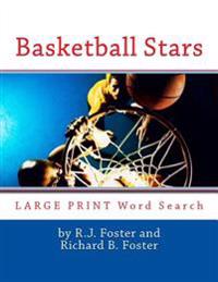 Basketball Stars: Large Print Word Search