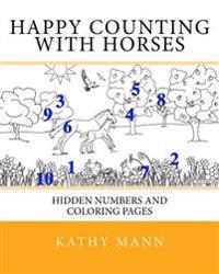 Happy Counting With Horses: Hidden Numbers and Coloring Pages
