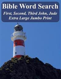 Bible Word Search First, Second, Third John and Jude: King James Version Extra Large Jumbo Print