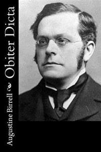 Bokomslag for "Obiter Dicta"