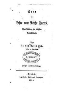 Kern der Lehre Vom Reiche Gottes, Nach Einleitung des Biblischer