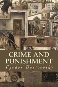 Kirjan kansi "Crime and Punishment"