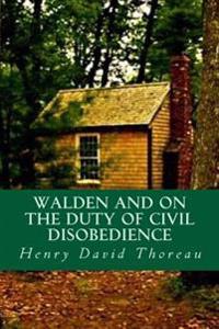 Kirjan kansi "Walden and on the Duty of Civil Disobedience"
