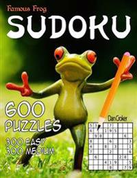 Famous Frog Sudoku 600 Puzzles, 300 Easy and 300 Medium: A Sharper Pencil Series Book