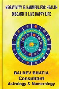 Negativity is harmful for health.-: Discard it live happy life