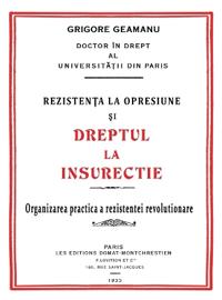Bokomslag för "Rezisten?a la Opresiune si Dreptul la Insurec?ie"