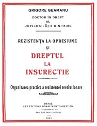Rezisten?a la Opresiune si Dreptul la Insurec?ie