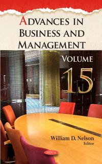 Kirjan kansi "Advances in Business and Management"