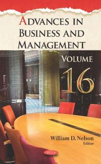 Kirjan kansi "Advances in Business and Management"