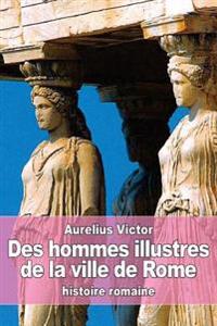 Kirjan kansi "Des Hommes Illustres de la Ville de Rome"