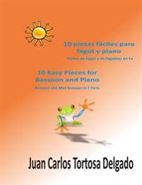 10 piezas fáciles para fagot y piano: Partes de fagot y fagotino