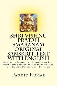 Shri Vishnu Pratah Smaranam Original Sanskrit Text with English