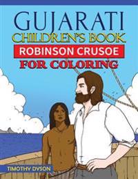 Gujarati Children's Book: Robinson Crusoe for Coloring