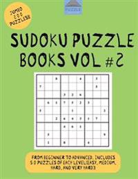 Sudoku Puzzle Books Vol #2: Sudoku Books, Sudoku Easy, Sudoku Hard