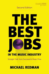 Kirjan kansi "The Best Jobs in the Music Industry"