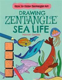 Bokomslag for "Drawing Zentangle(r) Sea Life"