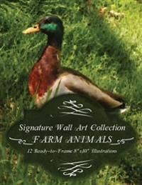 Signature Wall Art Collection: Farm Animals
