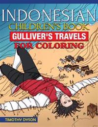 Indonesian Children's Book: Gulliver's Travels for Coloring