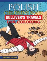 Polish Children's Book: Gulliver's Travels for Coloring