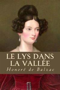 Kirjan kansi "Le lys dans la vallée"