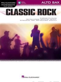 Classic Rock - Instrumental Play-Along for Alto Sax Book with Audio-Online