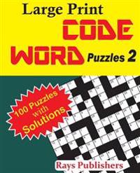 Large Print Code Word Puzzles