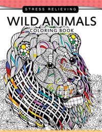 Wild Animals Coloring Books: A Safari Coloring books for Adutls Stress Relieving
