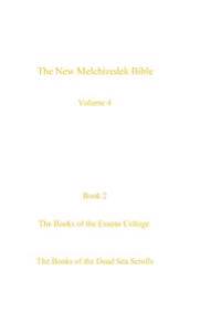 The New Melchizedek Bible