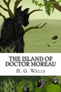 Kirjan kansi "The Island of Doctor Moreau"