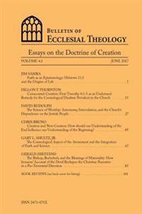 Essays on the Doctrine of Creation