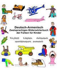 Deutsch-Armenisch Zweisprachiges Bilderwörterbuch der Farben für Kinder