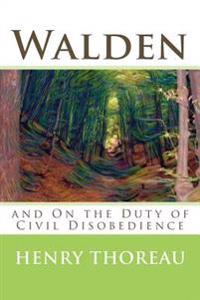 Kirjan kansi "Walden and on the Duty of Civil Disobedience"