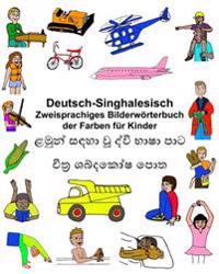 Deutsch-Singhalesisch Zweisprachiges Bilderwörterbuch der Farben für Kinder