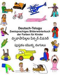 Deutsch-Telugu Zweisprachiges Bilderwörterbuch der Farben für Kinder