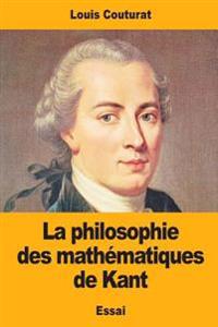 Kirjan kansi "La Philosophie Des Mathématiques de Kant"