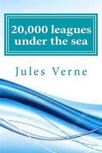 Kirjan kansi "20,000 Leagues Under the Sea"
