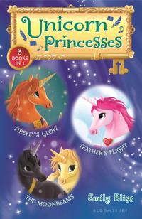 Unicorn Princesses Bind-up Books 7-9: Firefly's Glow, Feather's Flight, and the Moonbeams
