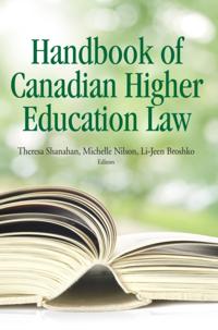 Handbook of Canadian Higher Education Law