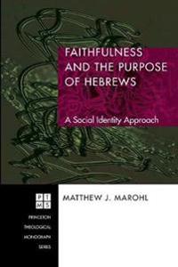 Bokomslag för "Faithfulness and the Purpose of Hebrews"