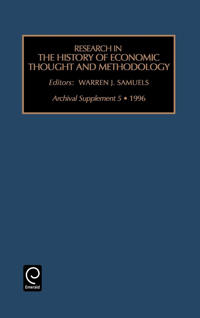 Bokomslag för "Research in the History of Economic Thought and Methodology"