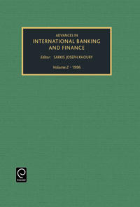 Bokomslag för "Advances in International Banking and Finance"