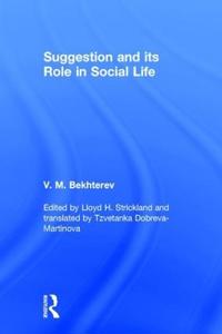 Bokomslag för "Suggestion and its Role in Social Life"