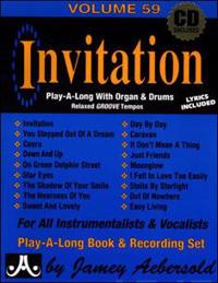 Volume 59: Invitation Play-A-Long with Organ & Drums! (with 2 Free Audio CDs)