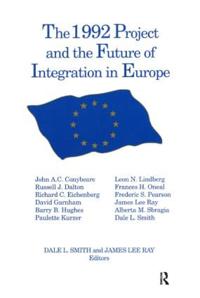 Kirjan kansi "The 1992 Project and the Future of Integration in Europe"