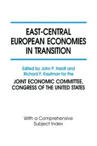 Kirjan kansi "East-Central European Economies in Transition"