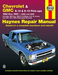 Chevrolet S-10 & GMC S-15 Pick Ups, & Oldsmobile Bravada (82 - 94)